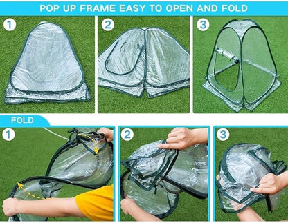 Weatherproof Portable Greenhouse Optimal Plant Growth - Ideal Indoor and Outdoor Use
