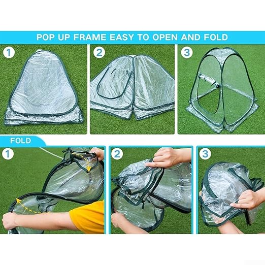 Portable Greenhouse Optimal Plant Growth - Protects Against Weather & Pests