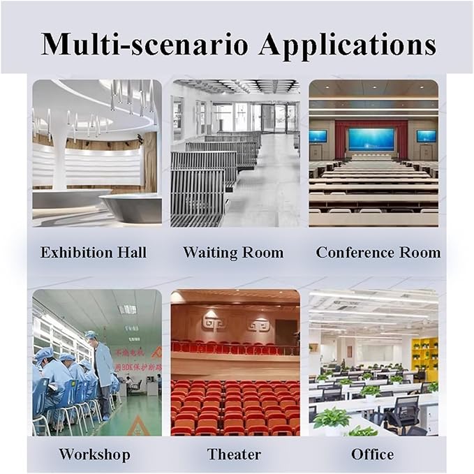 Return Air Filter Grille Vent Cover Removable, Louvered Access Panel, Removable Access Panel, HVAC Vent Cover Grill(12x46 in)