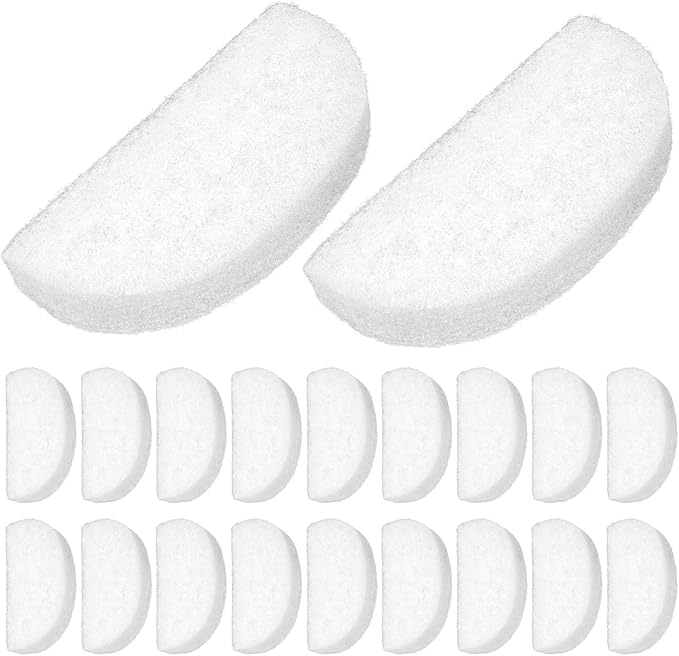 20 Pack Water Filter Polishing Pads for Fluval 104 105 106 204 205 206 Filters, Aquarium Water Polishing Filter Pads, Replacement Polishing Pad Filter Sponge Media for Fish Tanks