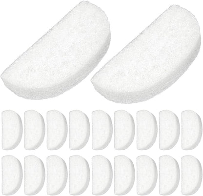 20 Pack Water Filter Polishing Pads for Fluval 104 105 106 204 205 206 Filters, Aquarium Water Polishing Filter Pads, Replacement Polishing Pad Filter Sponge Media for Fish Tanks