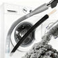 Dryer Vent Cleaner Kit - Universal Vacuum Hose Attachment & Lint Brush, Effectively Clean Clogged Dryer Ducts, Fit Most Vacuums for Dryer, Refrigerator Coils & Behind Appliances (Gray)
