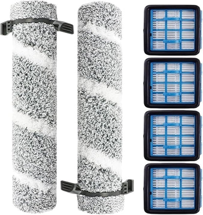 Replacement Parts ，Compatible For Bissell， 3930F 3933 V2 3999Z Floor Scrubber Roller Brush Filter Washing Vacuum Cleaner Parts(G)