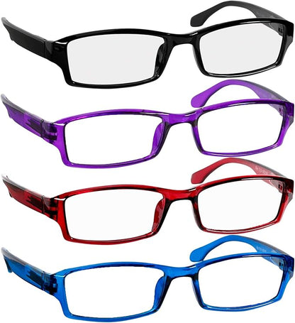 TruVision Readers Reading Glasses, Comfort Spring Hinges for Men and Women, 9501HP