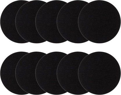 10 Pack Charcoal Filters for Kitchen Compost Bin, Compost Filters for Countertop Bin Pail Replacement, Activated Charcoal Home Bucket Refill Sets, Round 6.7 Inch