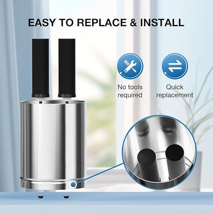 Black Purification Elements,Replacement Filters for ProOne® and Berkey® Filters,ProOne® Big+ or Berkey® Big Countertop Gravity Water Filter System(4 Pack)
