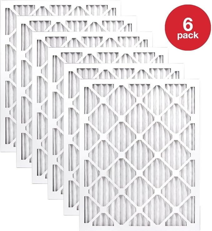 AIRx Filters Allergy MERV 11 AC Furnace Pleated Air Filter Replacement Box of 6, 18x20x1 Air Filter / 18x20x1 furnace filter Made in the USA