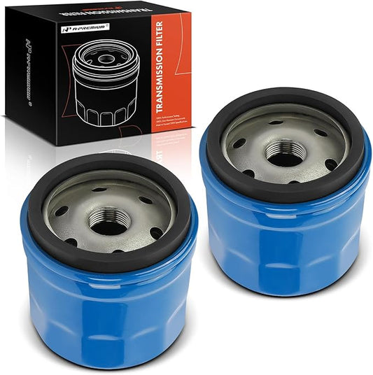 A-Premium 2 x Spin-on Automatic Transmission Fluid Filter, Compatible with Chevy Silverado 2500 HD 2001-2019, Silverado 2500 HD Classic 2007, Silverado 3500 & GMC Sierra 3500 HD, Sierra 3500 Classic