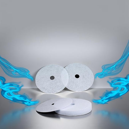 4 Pcs White Cloth Dryer Exhaust Filter, for Chef Dryer Parts and Accessories (227 x 33 mm)