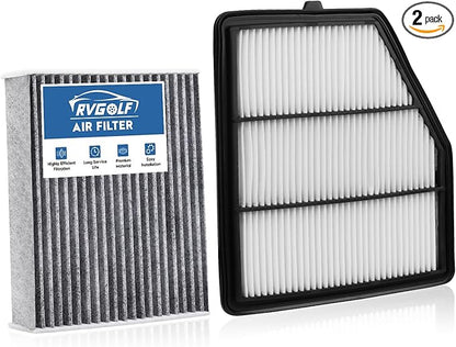 Engine+Cabin Air Filters Fit for 2019 2020 2021 2022 2023 2024 2025 2026 Nissan Altima 2.5L ONLY Engine Air Filter for My Car Replacement Accessories 272775NA1A CA12551