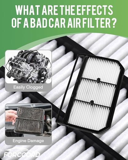2-PACK Engine Air Filter Fits for Hyundai Elantra Hybrid 1.6L L4 Gas(2021-2025 2026) Air Filter Replacement 28113BY100 Car Accessories