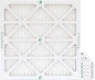 Glasfloss 22x22x1 MERV 10 (FPR 5-6) Pleated Air Filters Box of 6. Actual Size: 21-1/2 x 21-1/2 x 7/8