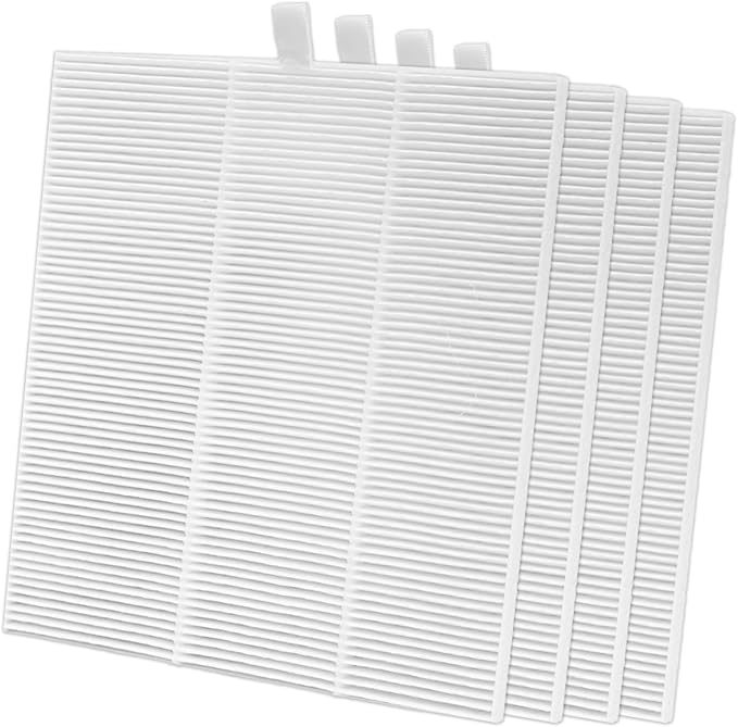 HAMARA Nail Dust Collector Replacement Filters 4 Pack – Reusable 6x7 Inch Fabric – Compatible Only with HAMARA Nail Dust Collector Model – Easy to Clean & Maintains Suction