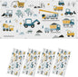 4 Pcs Fluorescent Light Covers for Ceiling Lights Construction Vehicles Machinery Trucks Cranes Cement Mixers Blue Decorative Magnets Light Filters for Office Home Classroom Must Haves 4’ x 2’