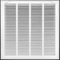 HVAC Premium 24 x 30 Duct Opening Steel Return Air Filter Grille, for 1-inch Filter, Removable Door, Flat Stamped HVAC Vent Cover Grille, Outer Dimensions 26.5 x 32.5