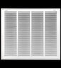 HVAC Premium 24 x 22 Duct Opening Steel Return Air Filter Grille, for 1-inch Filter, Removable Door, Flat Stamped HVAC Vent Cover Grille, Outer Dimensions 26.5 x 24.5