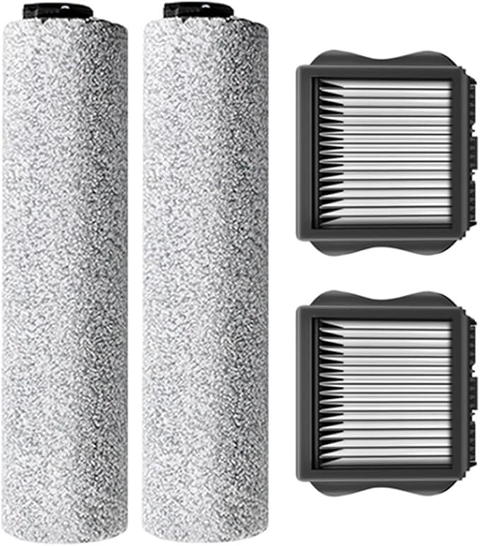 A21F-Brush Roller&Filter Replacement,Compatible For Tineco, 1.0 Cordless Wet Dry Vacuum Floor Scrubber Cleaner Parts