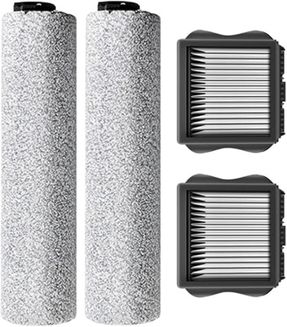 A21F-Brush Roller&Filter Replacement,Compatible For Tineco, 1.0 Cordless Wet Dry Vacuum Floor Scrubber Cleaner Parts