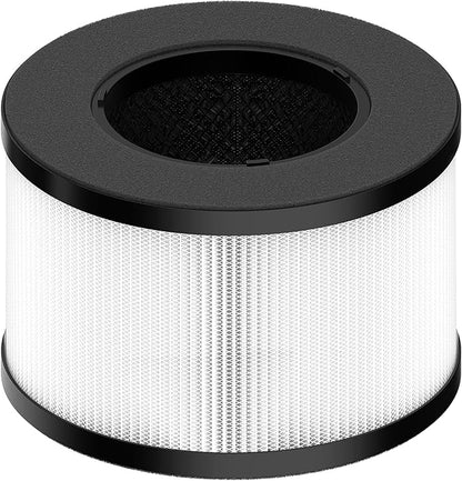 BS-03 HEPA Replacement Filter Compatible with PARTU and Slevoo BS-03 HEPA Air Purifier with 3-in-1 Filtration System, 1 Pack