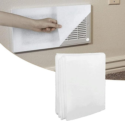 Large Size Electrostatic Cotton Air Vent Filter Kit, Easy Installation with Double Sided Seamless Mounting Tape Design for Vents Air Ductsand Grilles