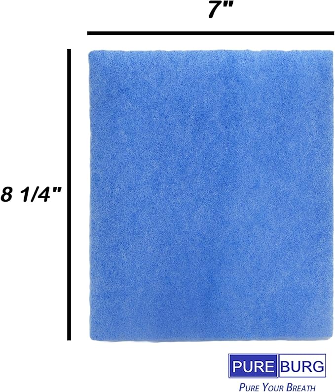 PUREBURG Replacement Dryer Filter Compatible with BetterVent Indoor Dryer Vent,12-Pack 8.25" x 7" x 0.75" Dryer Lint Filter
