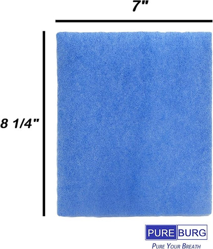 PUREBURG Replacement Dryer Filter Compatible with BetterVent Indoor Dryer Vent,12-Pack 8.25" x 7" x 0.75" Dryer Lint Filter