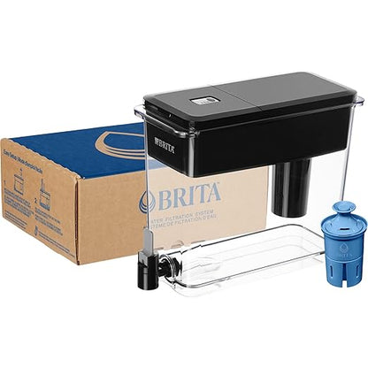 Brita Water Dispenser, UltraMax Elite Filter, Removes 99% of Lead, Includes 1 Filter, 27-Cup Capacity, Black