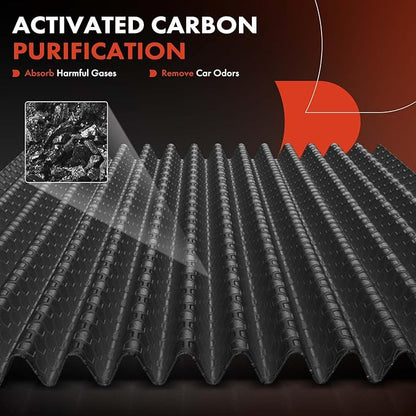 A-Premium Cabin Air Filter with Activated Carbon Compatible with Hyundai Santa Fe 2009-2011 & Kia Sorento 2011-2015, Replace# 971331U000