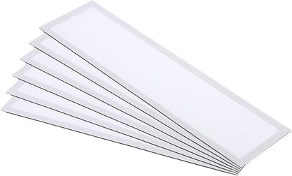 PATIKIL 4"x14" Magnetic Vent Cover, 6 Pack Floor Wall Air Registers Cover Strong Magnet Vent Screen Mesh for Blocking Hair Dust Debris, White