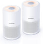 FULMINARE Air Purifiers for Bedroom H13 True HEPA Air Filter Quiet Air Cleaner With Night Light Portable Small Air Purifier for Home, Office, Living Room (White 2 Pack)