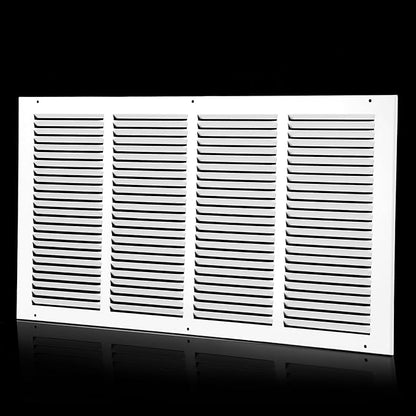 20x12 Return Air Grille(Duct Opening Size),Air Return Vent Cover,Flat Vent Cover,Rejillas De Aire Acondicionado para Casa,Return Air Grilles,Outer Dimensions:21.75"Wx13.75"H(20"Wx12"H, Duct Opening)