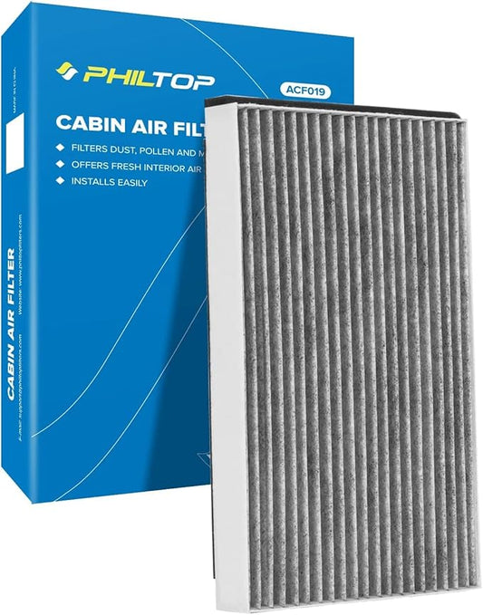 PHILTOP Cabin Air Filter w/Activated Carbon, Compatible with CF8392A Chevrolet Impala, Impala Limited, Monte Carlo, Buick LaCrosse, Century, Regal, Pontiac Grand Prix, Oldsmobile Intrigue