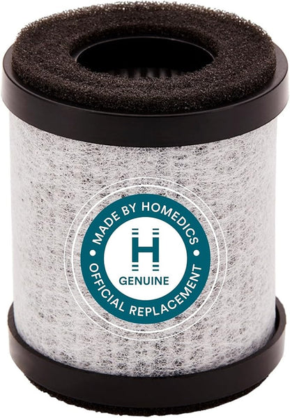 Homedics TotalClean 3-in-1 HEPA-Type Air Purifier Filter Replacement, Works with Homedics AP-P60-BK and AP-P60-WT Portable Air Purifiers, Captures Microscopic Airborne Particles, 3-Pack