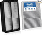 Engine+Cabin Air Filters Fit 2020 2021 2022 2023 2024 2025 2026 Hyundai Palisade 3.8L Gas Engine Air Filter Replacement AC Filter Automotive Accessories CA11943 97133-S8000 HAC-46207LB