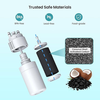 Dropology EDRARXD1 Refrigerator Water Filter Replacement Compatible with EDRARXD1, Filter A, EDRARXD1B, W11569863, WHRARXD1, Water Filter (Pack of 2)
