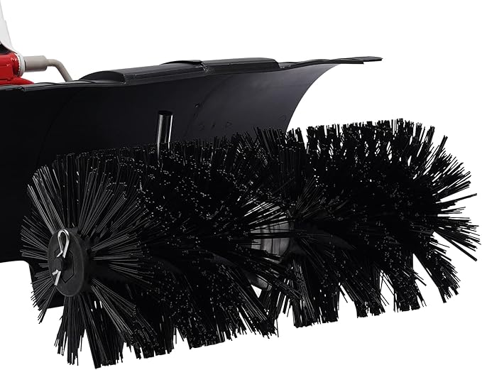 TFCFL 52CC 2 Stroke Gas Power Broom, 2.3HP Walk Behind Sweeper Outdoor Handheld Sweeper Snow Sweeping Broom, Artificial Brush Lawn Sweeper for Concrete Driveway Sidewalks and Lawn Garden
