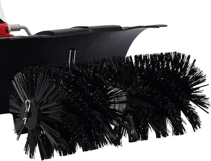 TFCFL 52CC 2 Stroke Gas Power Broom, 2.3HP Walk Behind Sweeper Outdoor Handheld Sweeper Snow Sweeping Broom, Artificial Brush Lawn Sweeper for Concrete Driveway Sidewalks and Lawn Garden