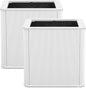 2 Pack 211+ Replacement Filter Compatible with Blue Pure 211+ and 211+ Auto Air Purifier, 2-Stage Filtration System of H13 True Filter & Activated Carbon Filter