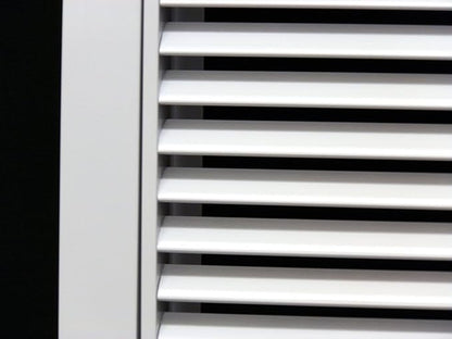 HVAC Premium 10" X 10" Aluminum Return Filter Grille for 1" Filter - Easy Airflow - Linear Bar Grilles [Outer Dimensions: 12.5"w X 12.5h"]