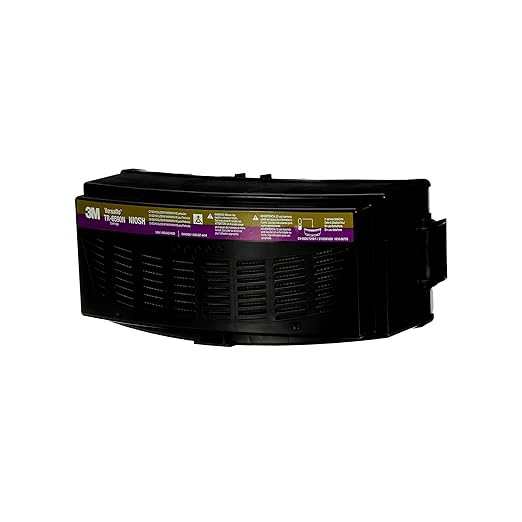 3M Versaflo TR-6590N Multi-Gas/HE Cartridge,Black