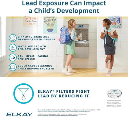 Elkay Genuine WaterSentry 51300C Lead + Microplastics NSF/ANSI Certified Filter (12-Pack)(Bottle Fillers)
