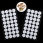 Zonon 64 Pieces Synthetic Filter Paper Stickers 20 mm 0.3 ?m Synthetic Filter Disc Tape Mushroom Applied Under Wide Mouth Mason Jar for Mushroom Cultivation