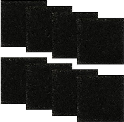 Resinta 8 Pack Activated Carbon Compost Caddy Filters Kitchen Compost Collector Replacement Filters Compatible with ECO 2000 Compost Collector (0.2 Inch Thickness)