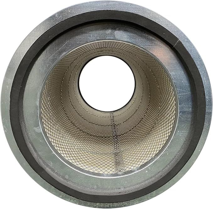 Braden Filtration Dust Collector Filter - Height: 26" OD: 13.84" ID: 9.479" / Nanofiber FR Open-Open Pans - MADE IN USA