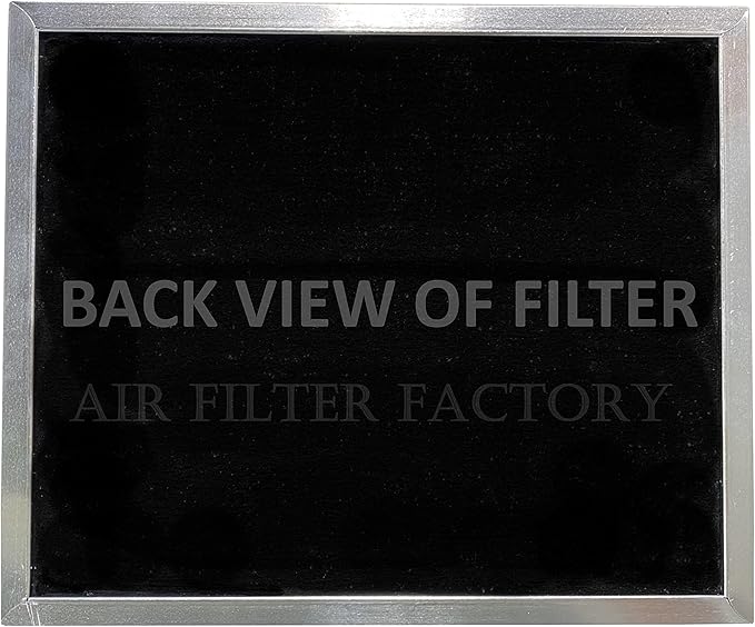 Air Filter Factory Replacement For 41F, 97007696, 97005687 Broan Nutone Range Hood Grease Mesh Charcoal Carbon Combo - Filter Size 8.75 x 10.5 x .44 Inches (Pack of 2)