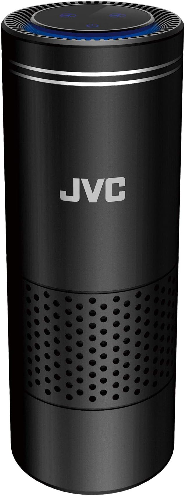 JVC KS-GA100 Car Air Purifier Portable USB Power Input HEPA Filter 3-Stage Filtration Motion Activated Controls Black
