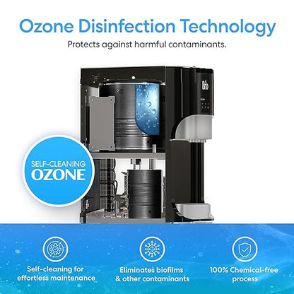 Brio Commercial Grade Bottleless Ultra Safe Reverse Osmosis Drinking Water Filter Water Cooler Dispenser-3 Temperature Settings Hot, Cold & Room Water - UL Approved – Point of Use
