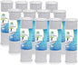 CFS – Carbon Block Water Filter Cartridge Compatible with Flow-Pur 8, WCBCS-975-RV Models – Removes Bad Taste and Odor (Pack of 12)