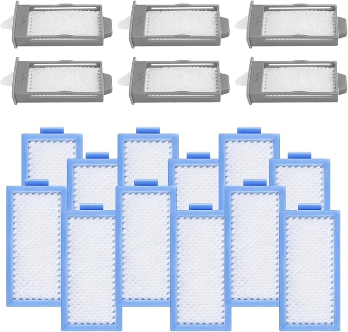 18PCS CPAP Filters Compatible with DreamStation 2, Replacement Kit 6 Reusable Pollen Filters 12 Disposable Ultra-Fine Filters, Replacement CPAP Filter Supplies Compatible with Philips DreamStation 2