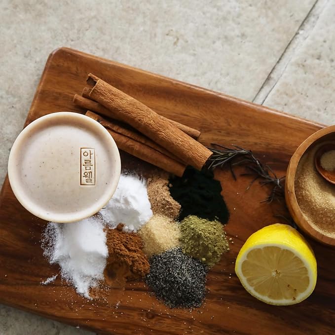 ON:GI Kitchen Soap Bar – Eco-Friendly Solid Dish Soap | Handmade in Korea | Zero Waste, Plastic-Free | Cold Process | Skin-Safe Natural Cleanser for Dishes (Grain)